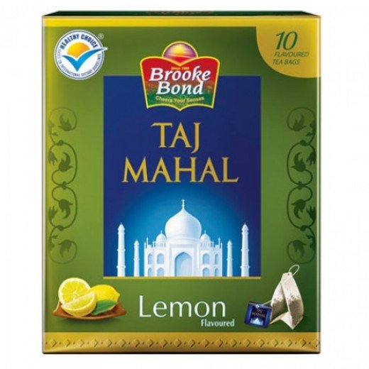 Taj Mahal Tea Bags - Lemon Flavor - 10 pcs 